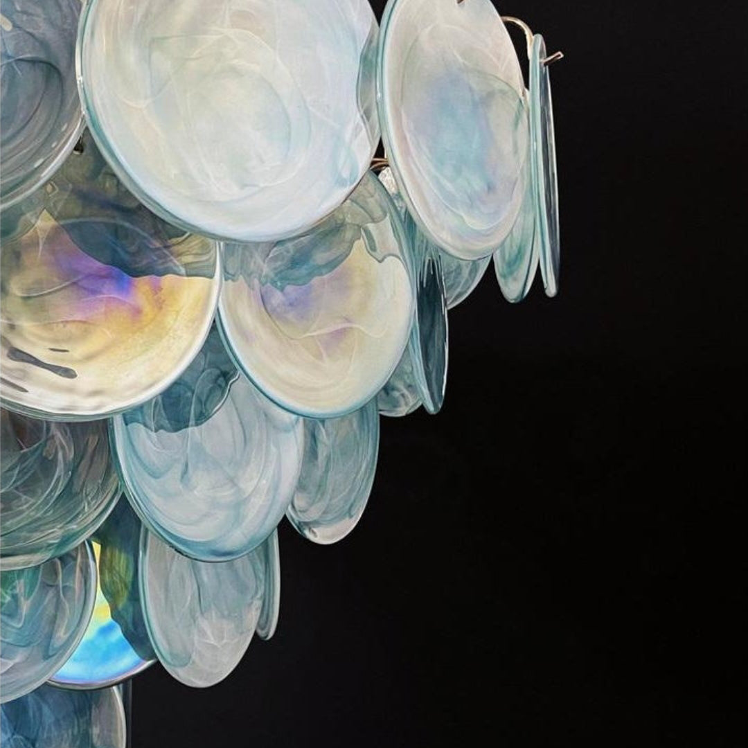 Bettina Murano Glass Chandelier 57 Blue