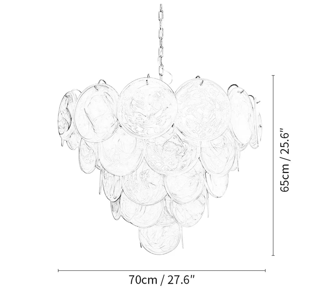 Bettina Murano Glass Chandelier 57 Green