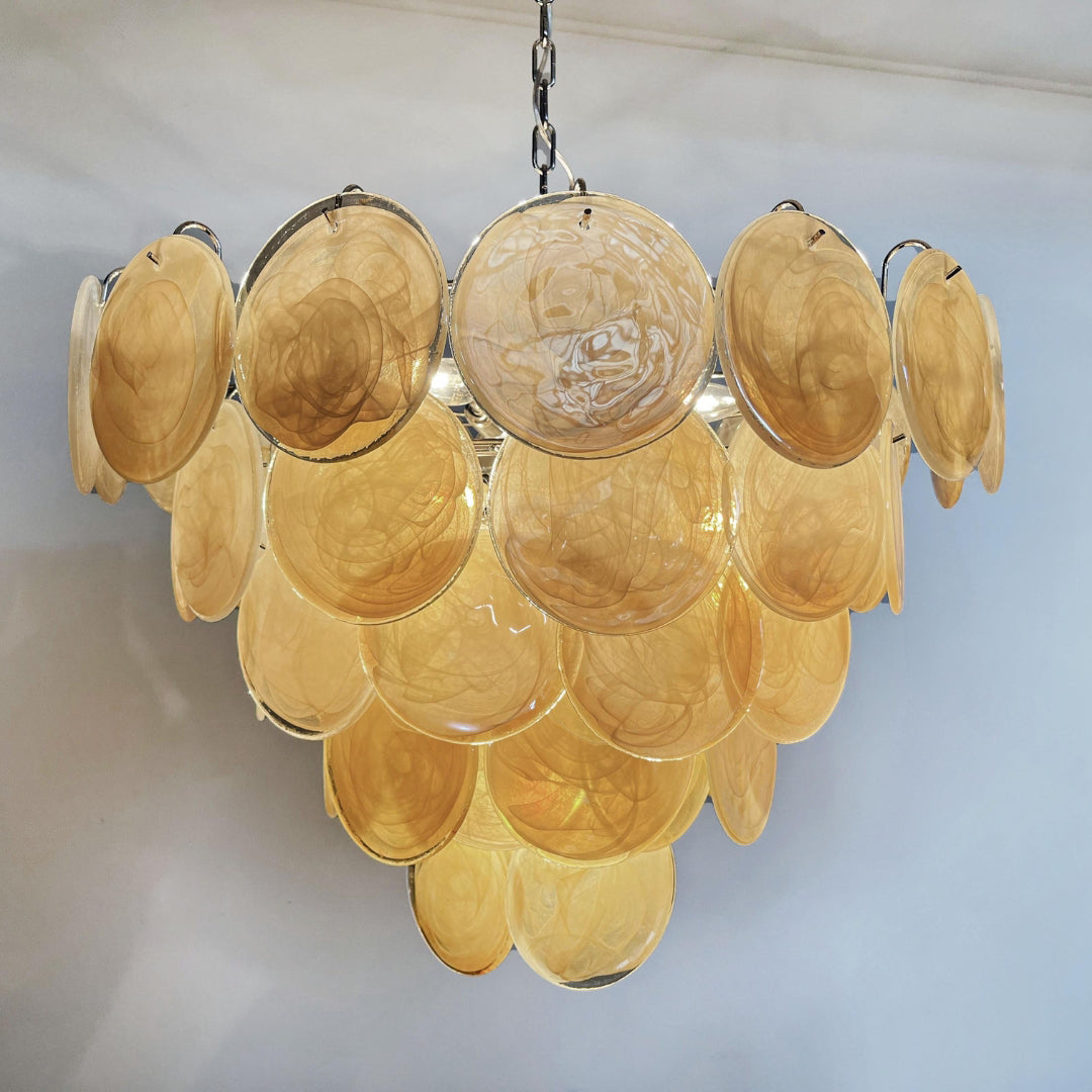 Bettina Murano Glass Chandelier 57 Gold
