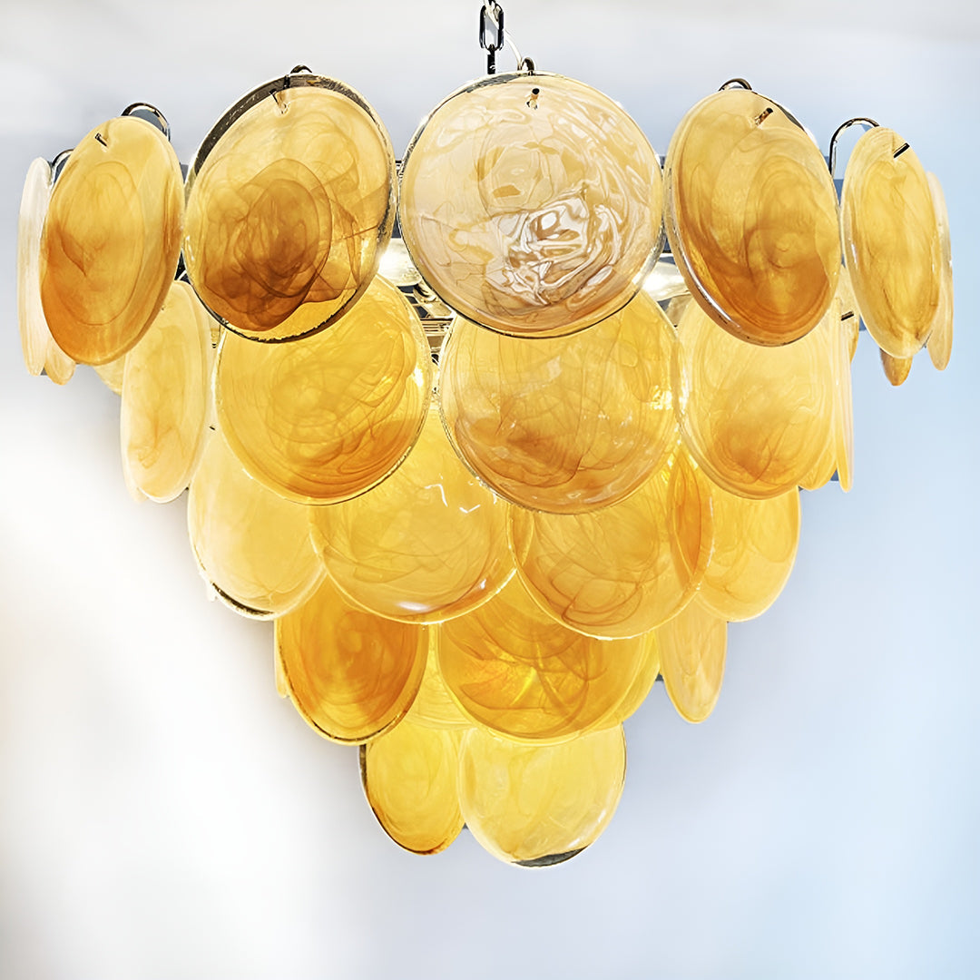 Bettina Murano Glass Chandelier 57 Gold