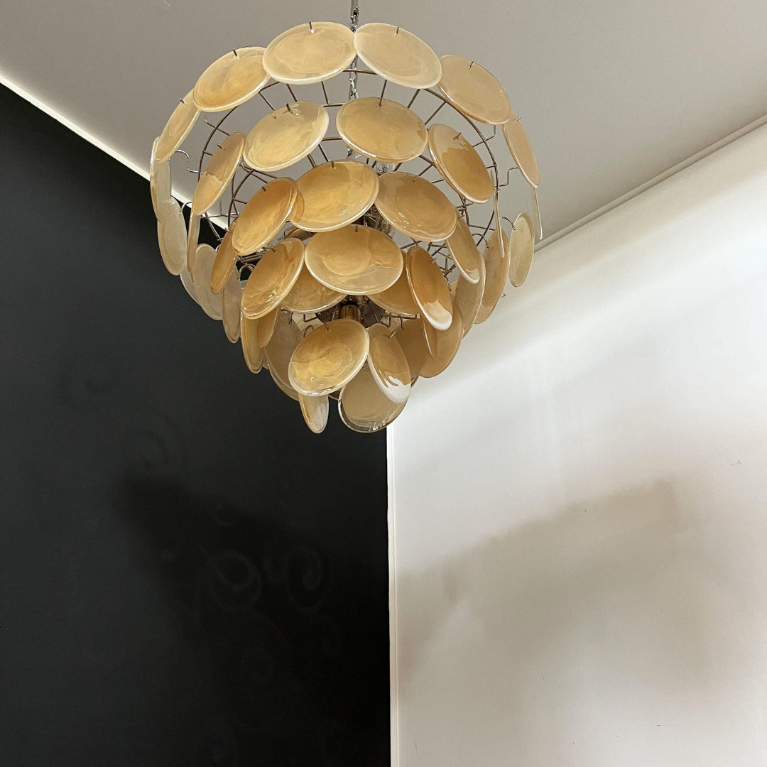 Bettina Murano Glass Chandelier 57 Gold