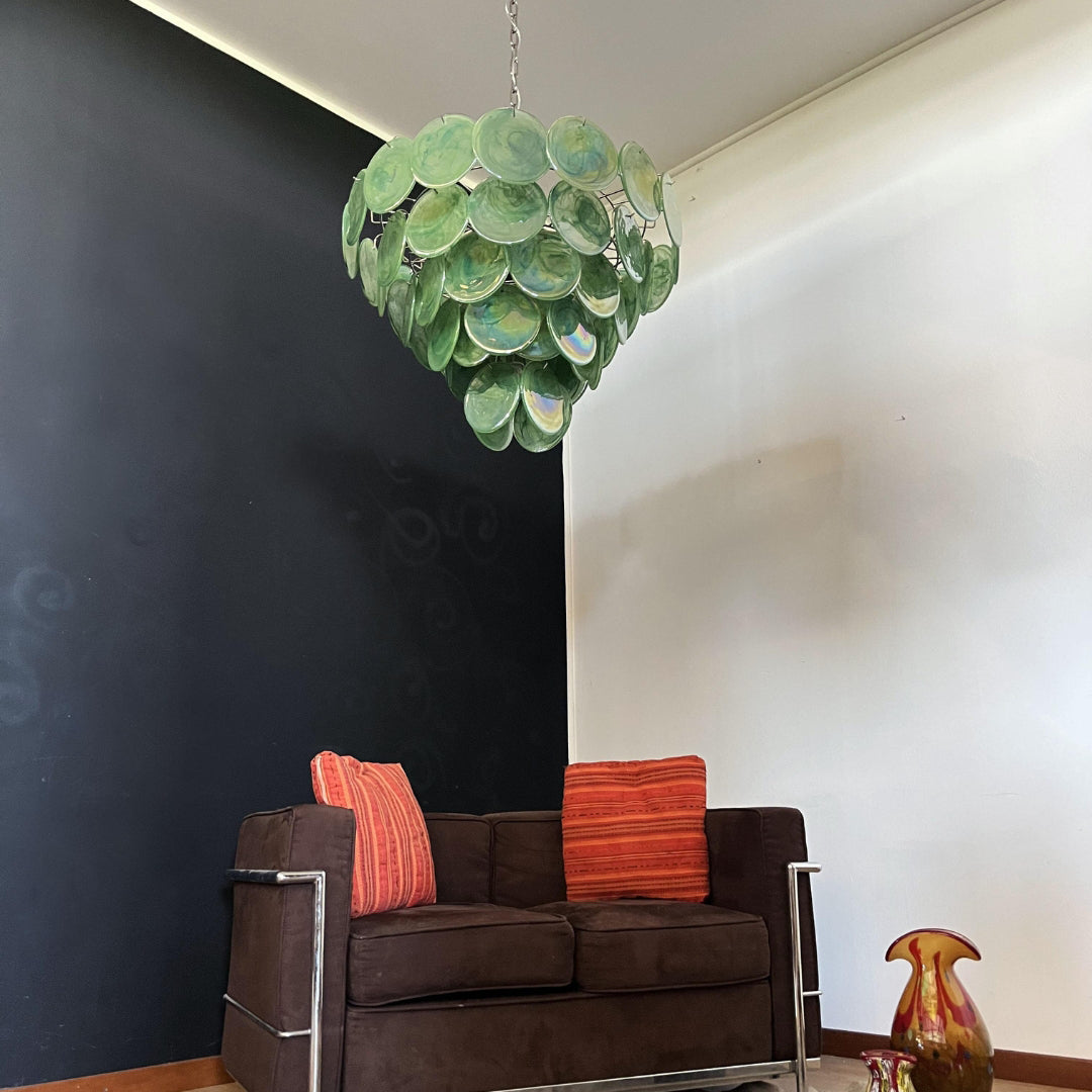 Bettina Murano Glass Chandelier 57 Green