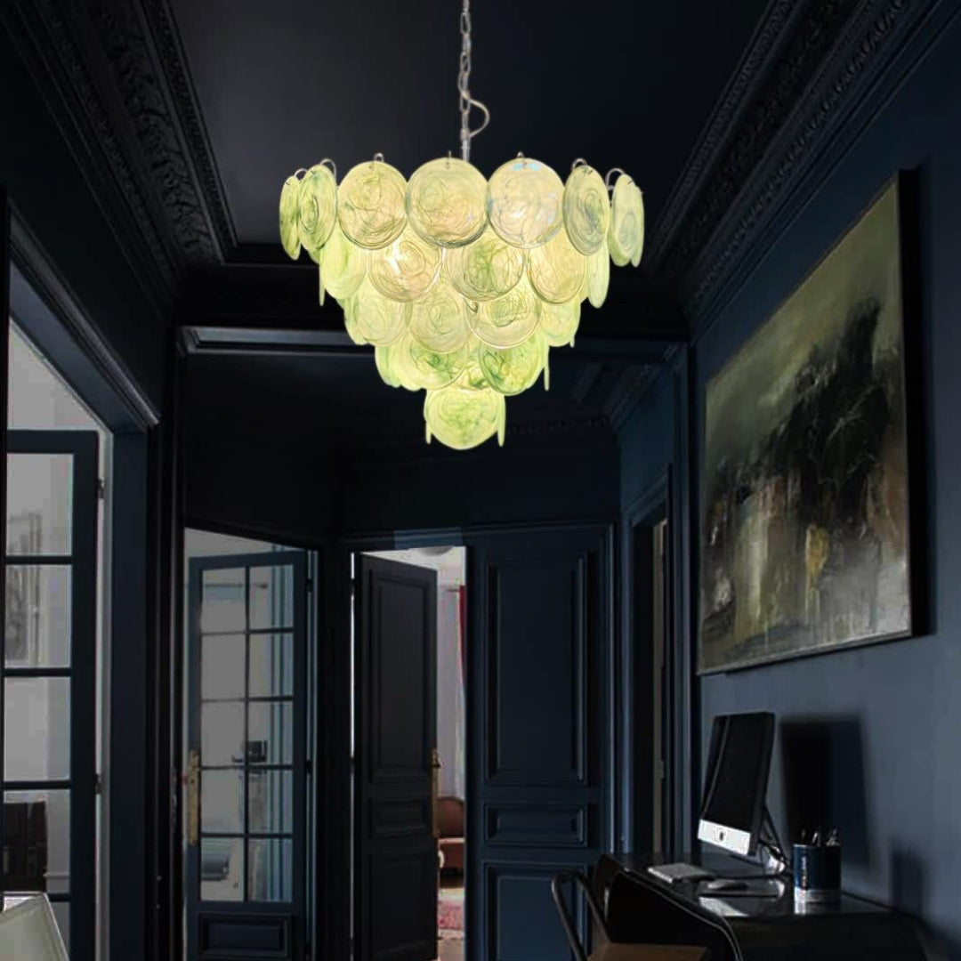 Bettina Murano Glass Chandelier 57 Green