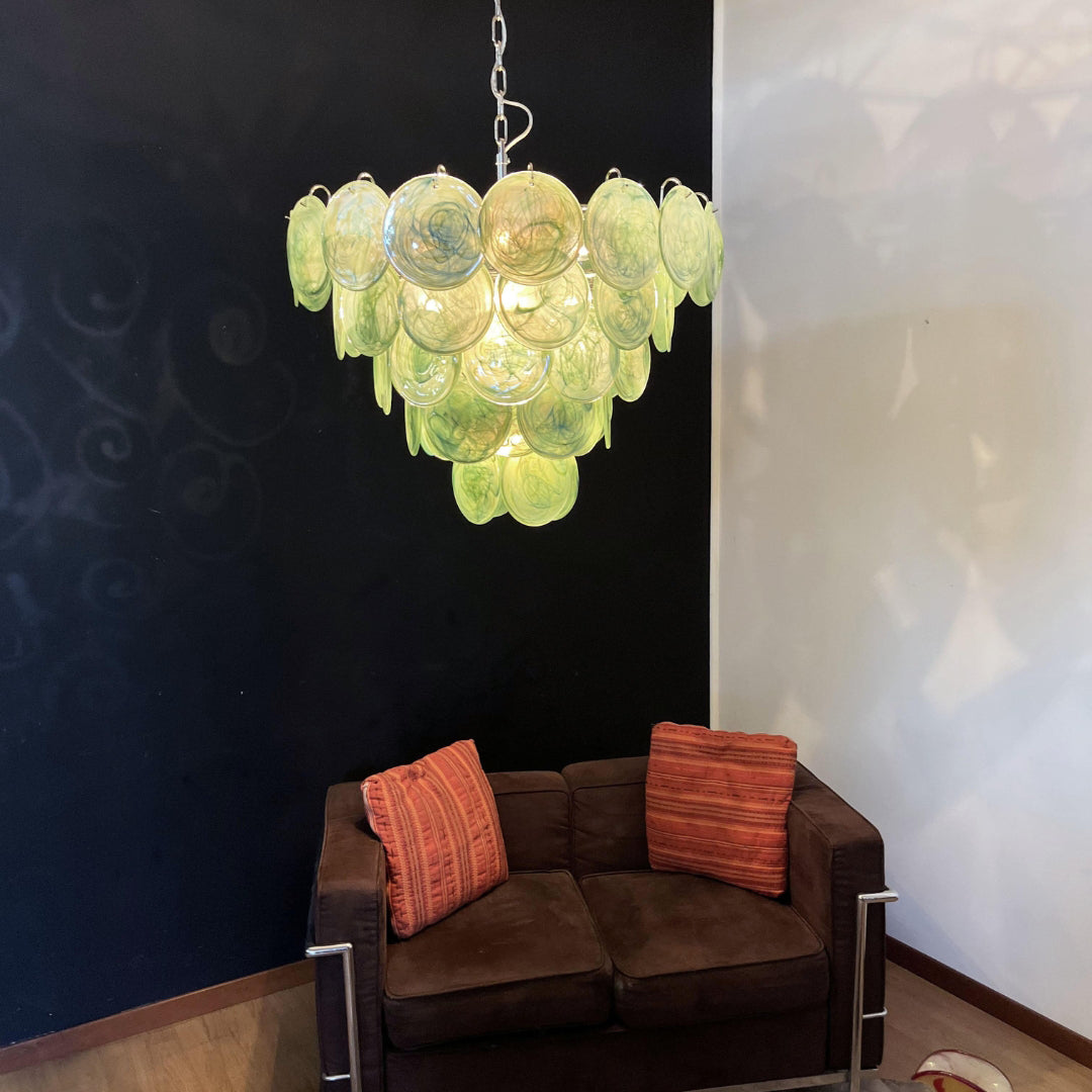 Bettina Murano Glass Chandelier 57 Green