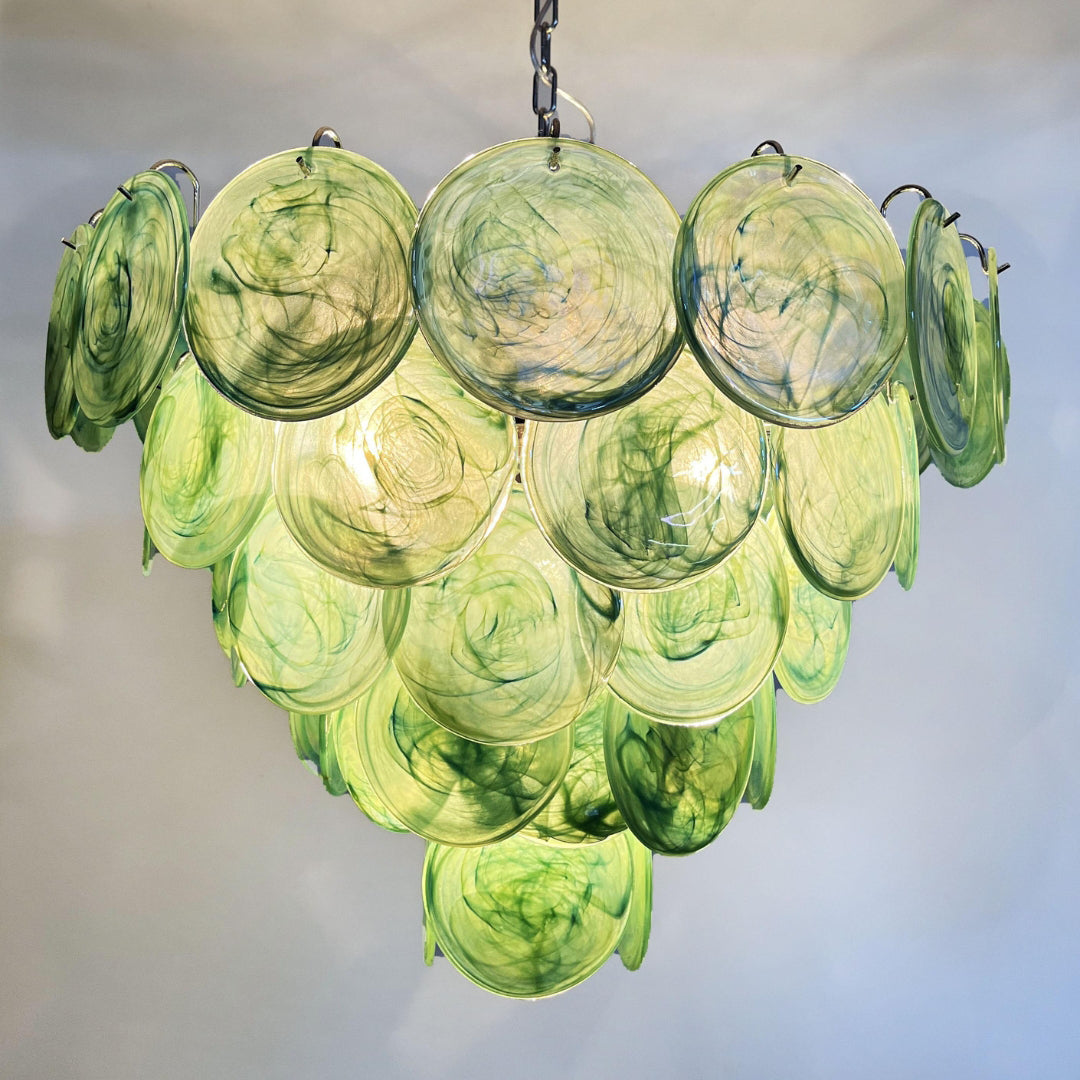 Bettina Murano Glass Chandelier 57 Green