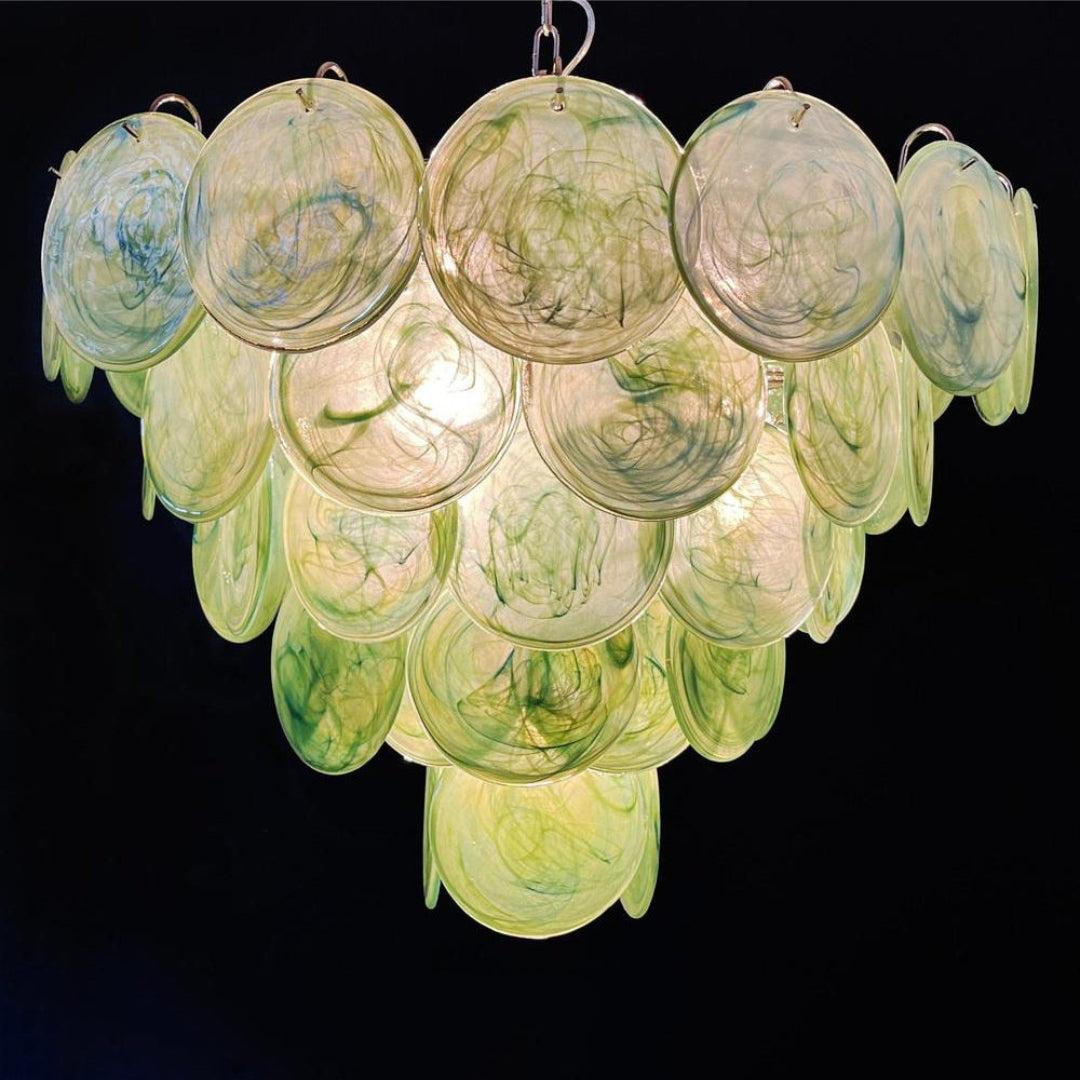 Bettina Murano Glass Chandelier 57 Green