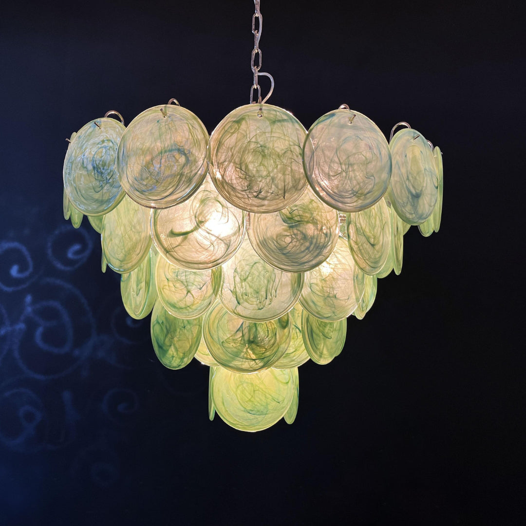 Bettina Murano Glass Chandelier 57 Green