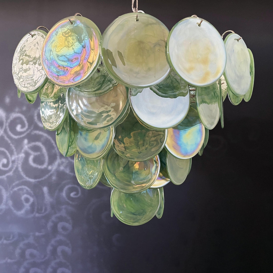 Bettina Murano Glass Chandelier 57 Green