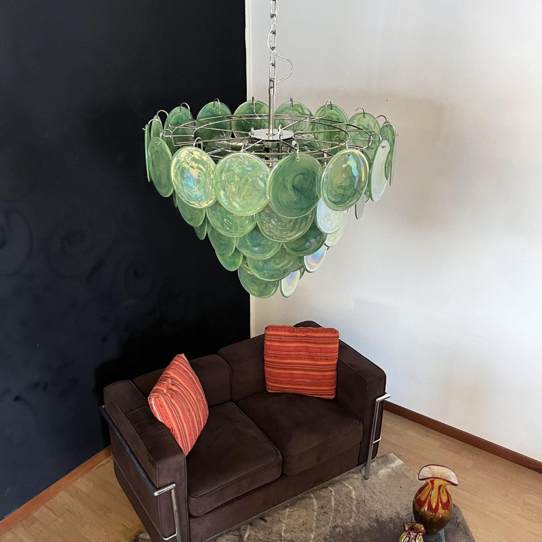 Bettina Murano Glass Chandelier 57 Green