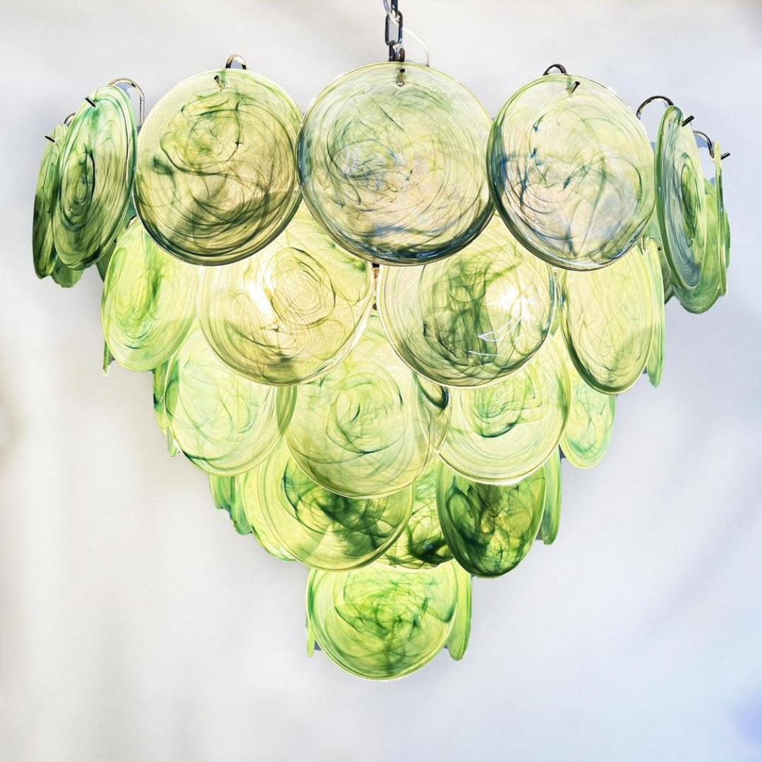 Bettina Murano Glass Chandelier 57 Green