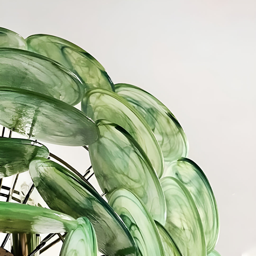 Bettina Murano Glass Chandelier 57 Green