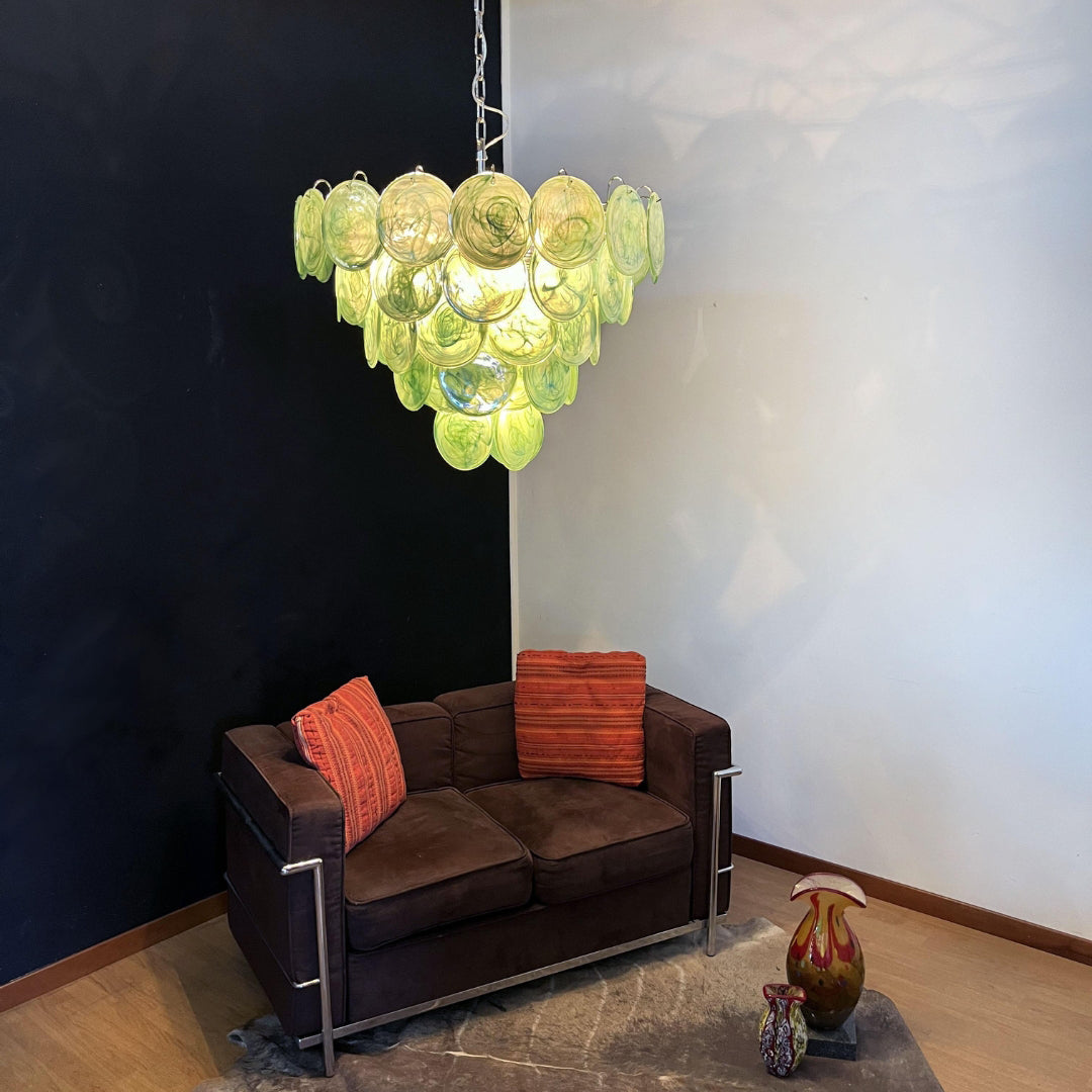 Bettina Murano Glass Chandelier 57 Green