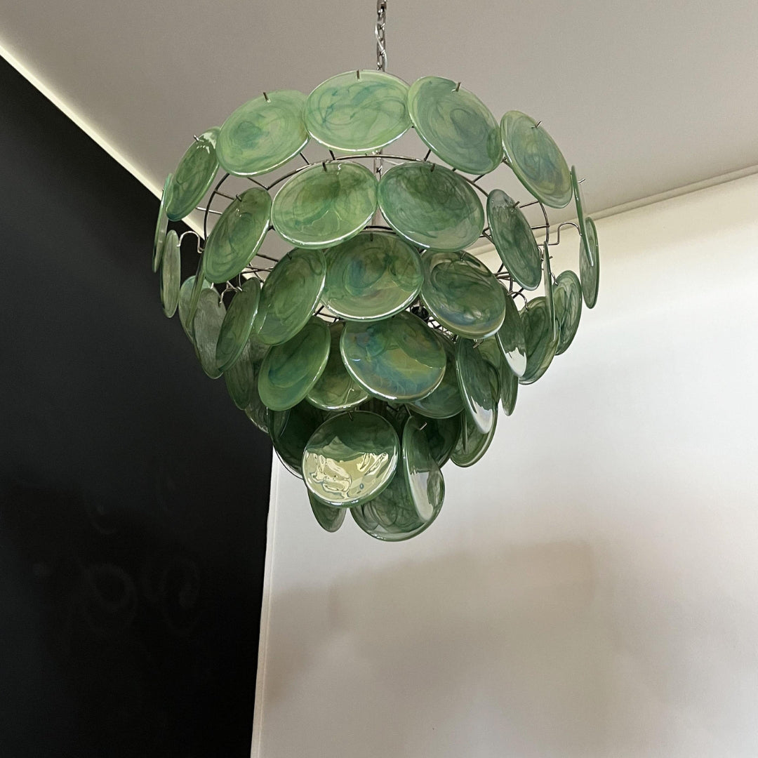 Bettina Murano Glass Chandelier 57 Green