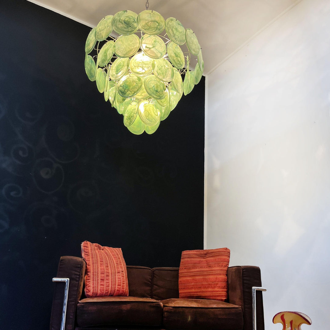 Bettina Murano Glass Chandelier 57 Green
