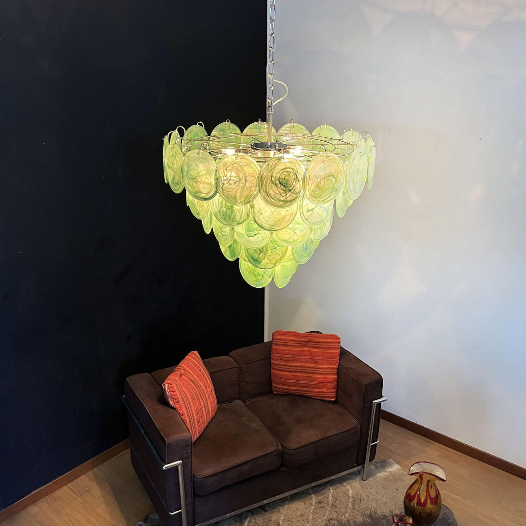 Bettina Murano Glass Chandelier 57 Green