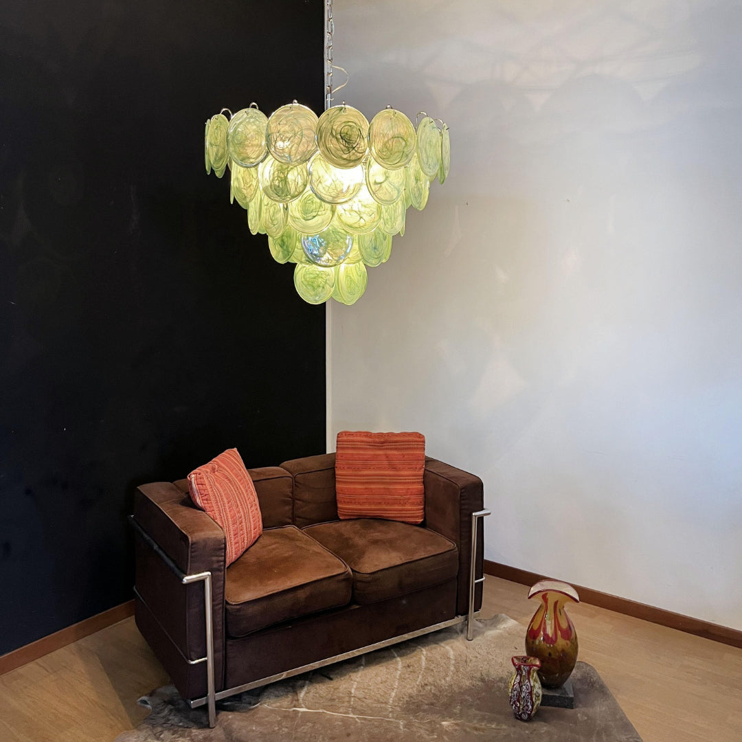 Bettina Murano Glass Chandelier 57 Green
