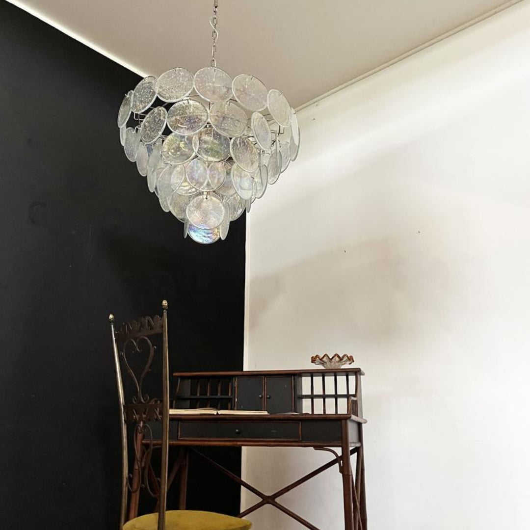 Bettina Murano Glass Chandelier 57 Iridescent Glass