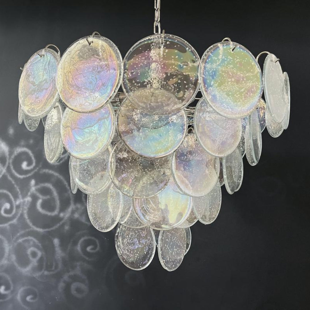 Bettina Murano Glass Chandelier 57 Iridescent Glass