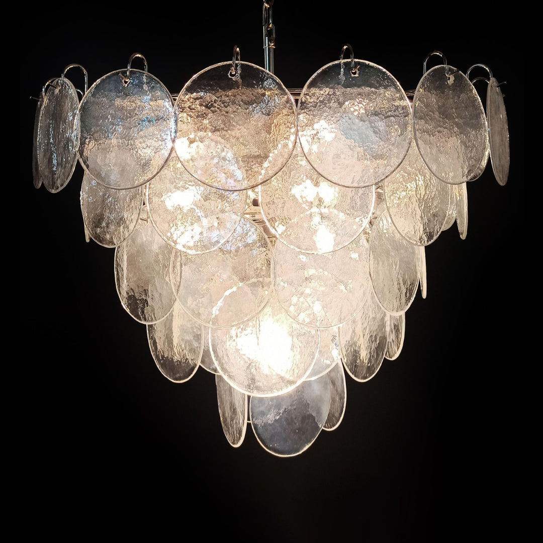 Bettina Murano Glass Chandelier 57 Iridescent Glass