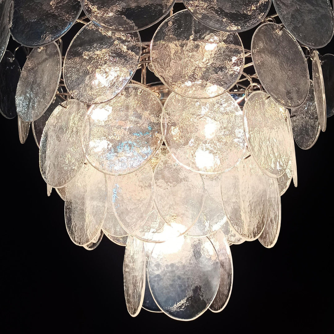 Bettina Murano Glass Chandelier 57 Iridescent Glass