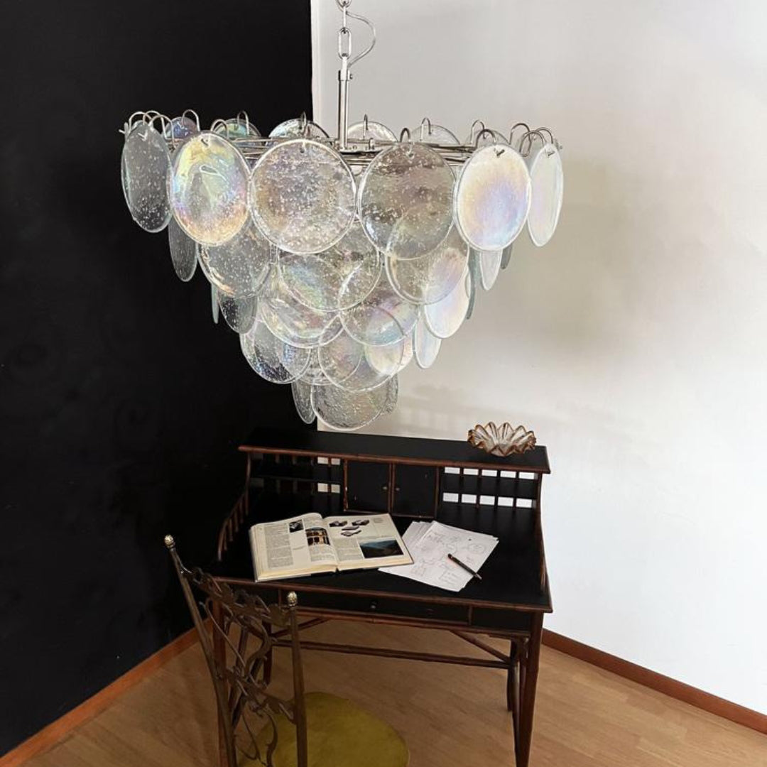 Bettina Murano Glass Chandelier 57 Iridescent Glass