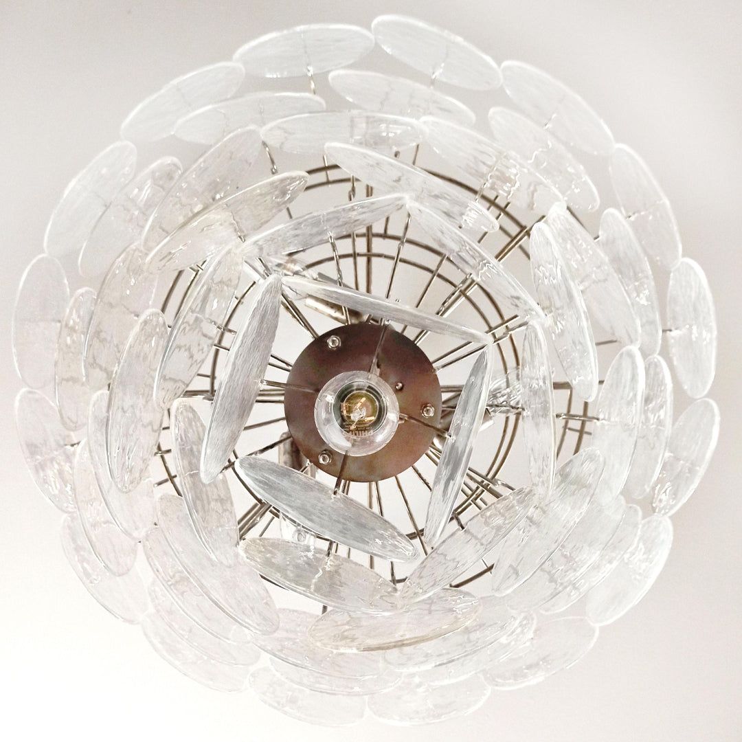Bettina Murano Glass Chandelier 57 Iridescent Glass