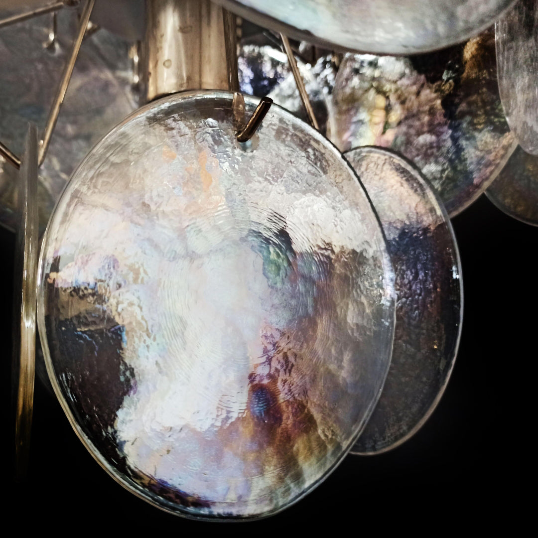 Bettina Murano Glass Chandelier 57 Iridescent Glass