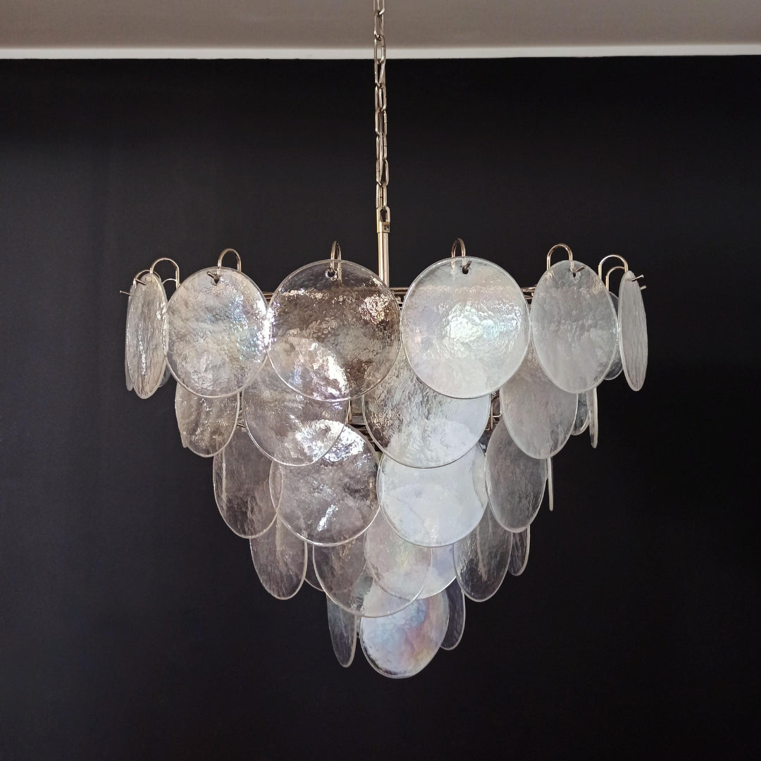 Bettina Murano Glass Chandelier 57 Iridescent Glass