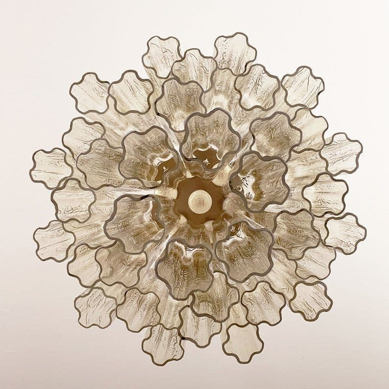 Tronchi Murano Chandelier – 36 tubes – Yellow