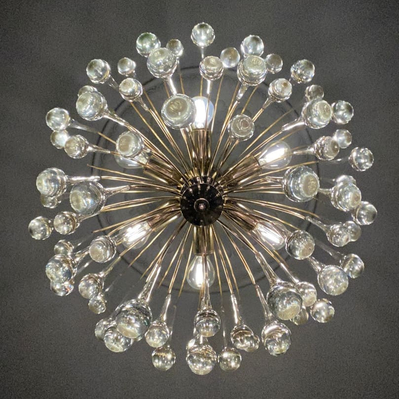 Teardrop Murano Chandelier 68 drops