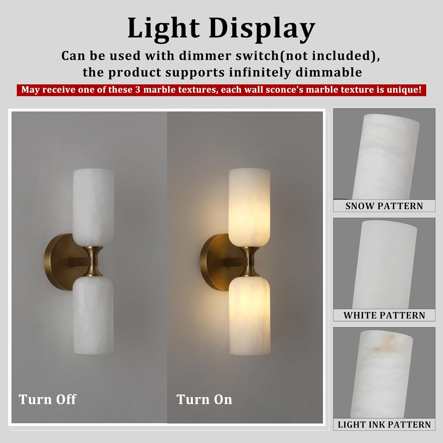 Monty Alabaster Linear Wall Sconce