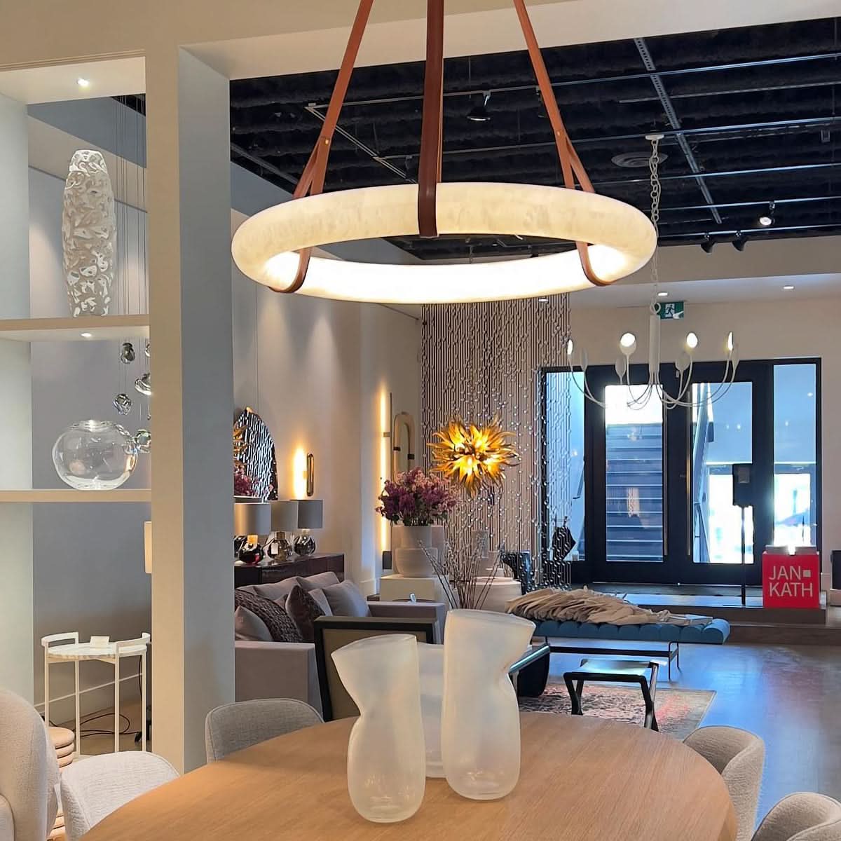 Oslo Alabaster Pendant Light Style A - Luxehomezone