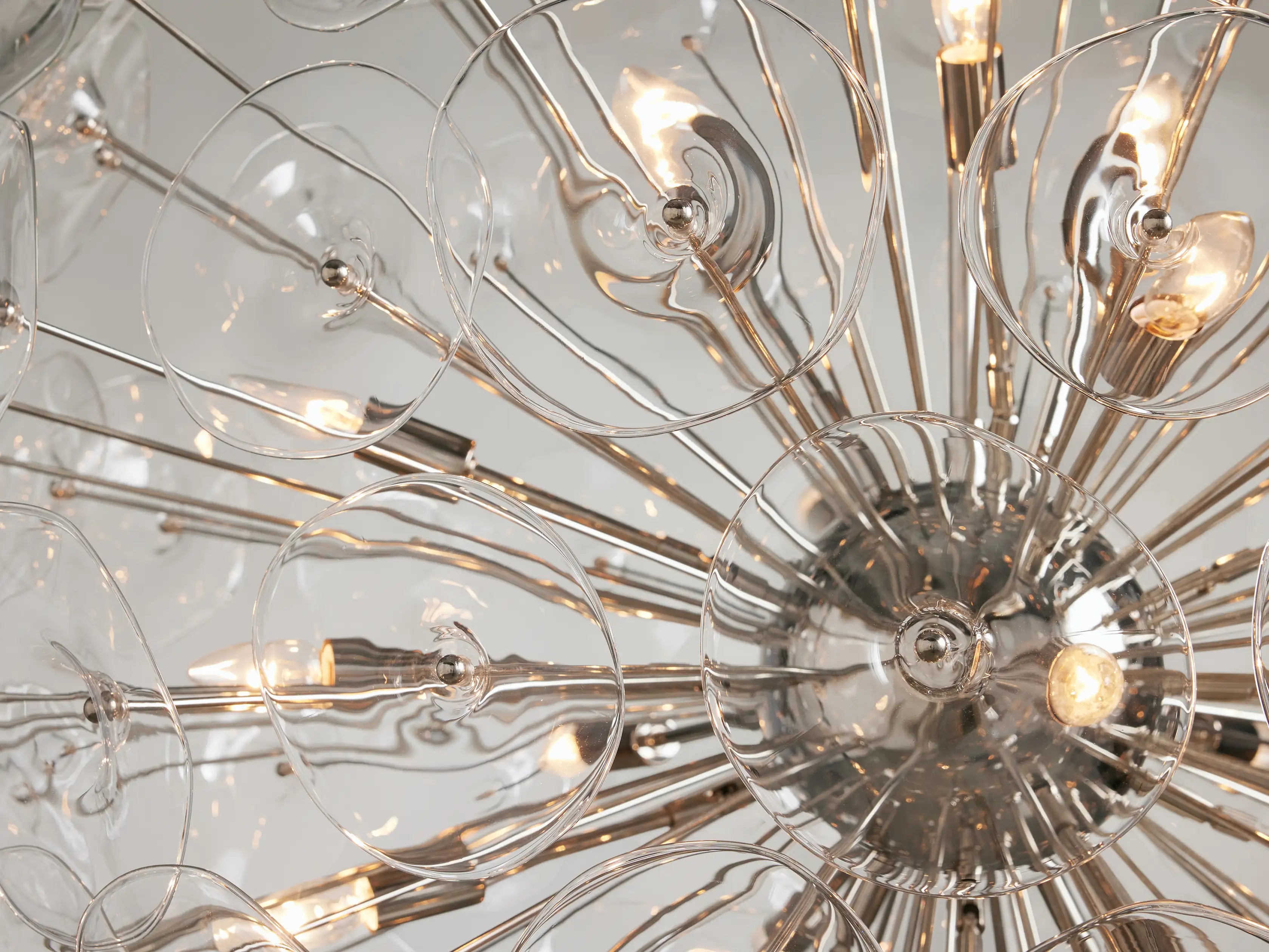 Nily Glass Round Chandelier