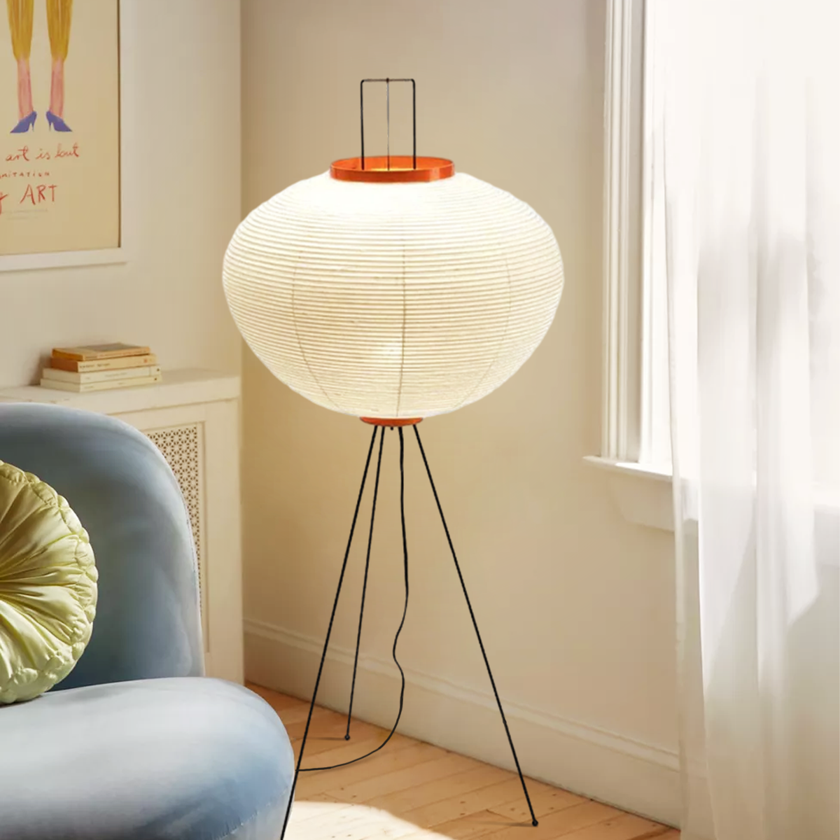 Akari Paper Floor Lamp - Luxehomezone