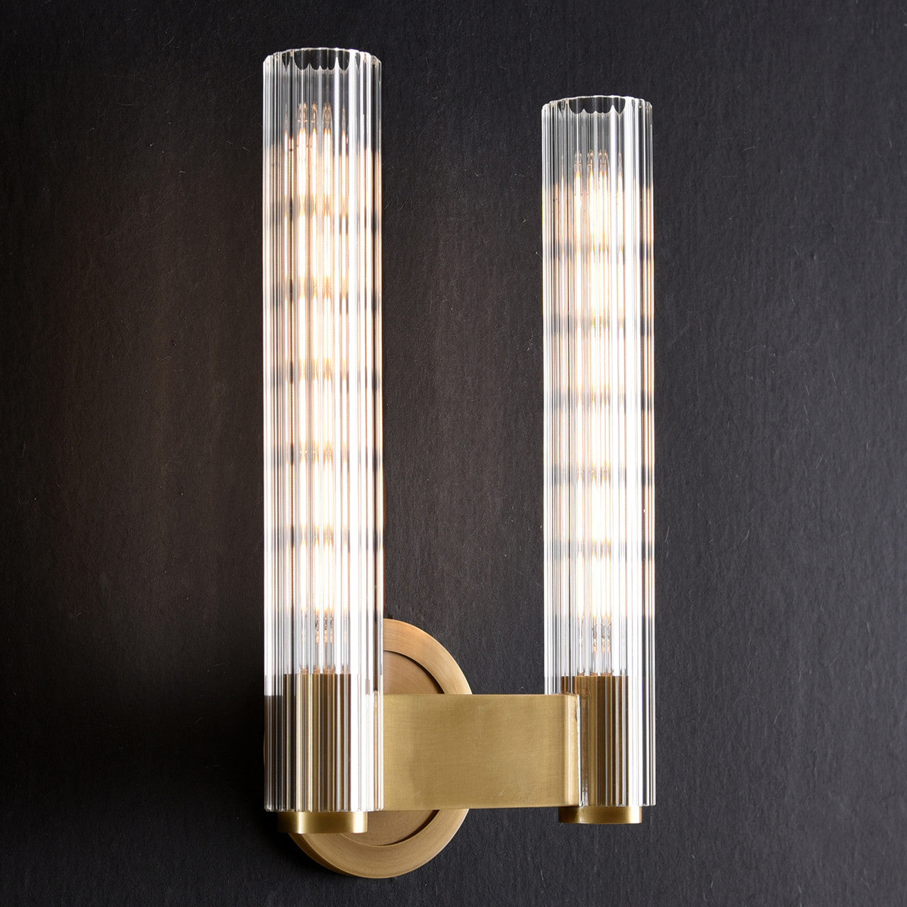 Parker Double Sconce Brass