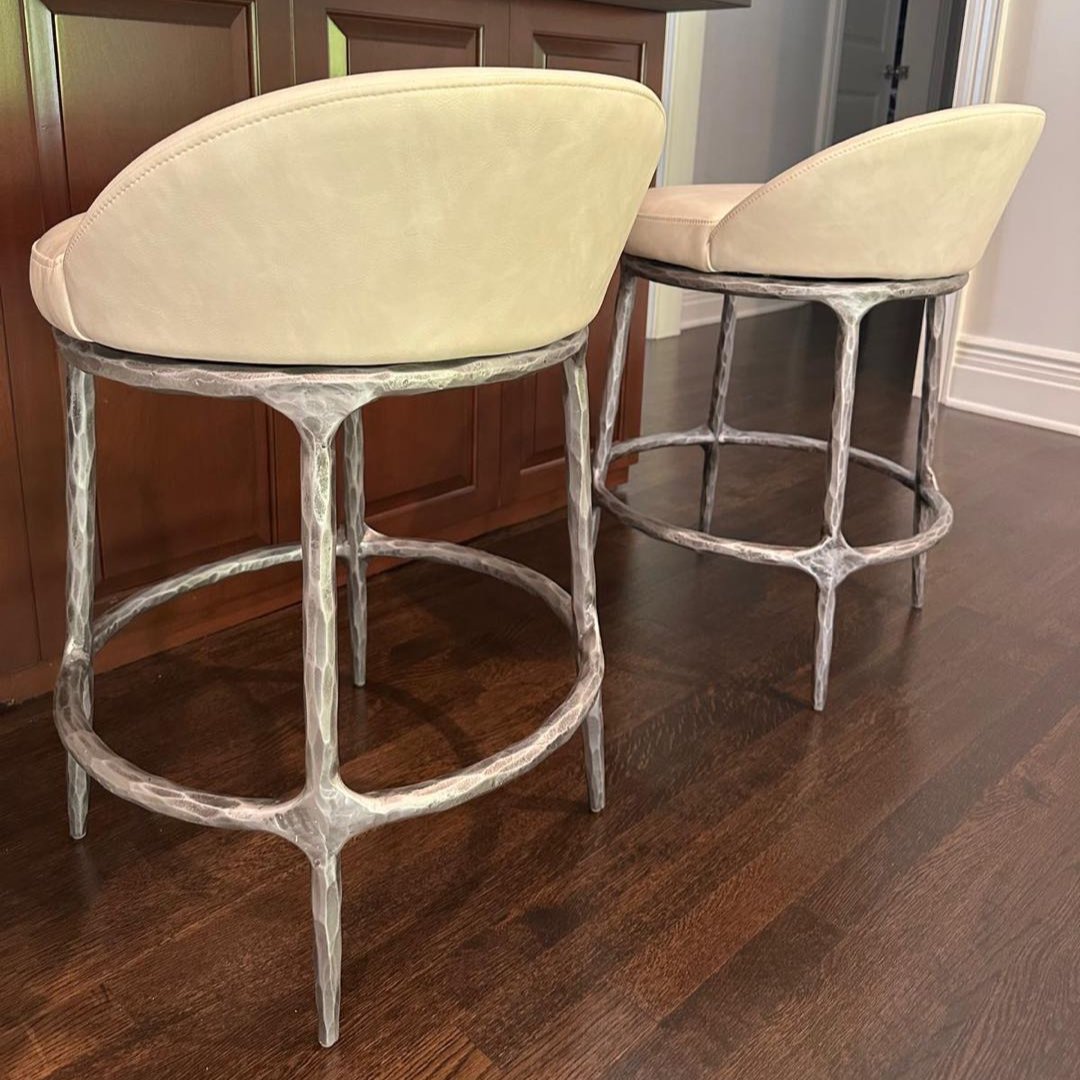 Thaddeus Bar Swivel Counter Stool