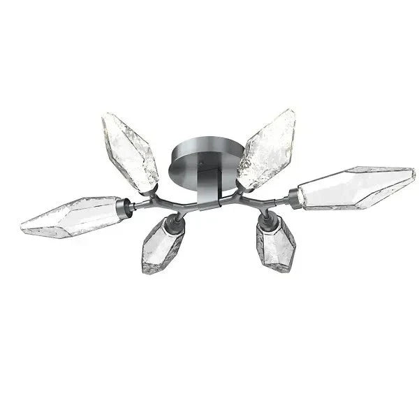 Rock Crystal Ceiling Light 36''