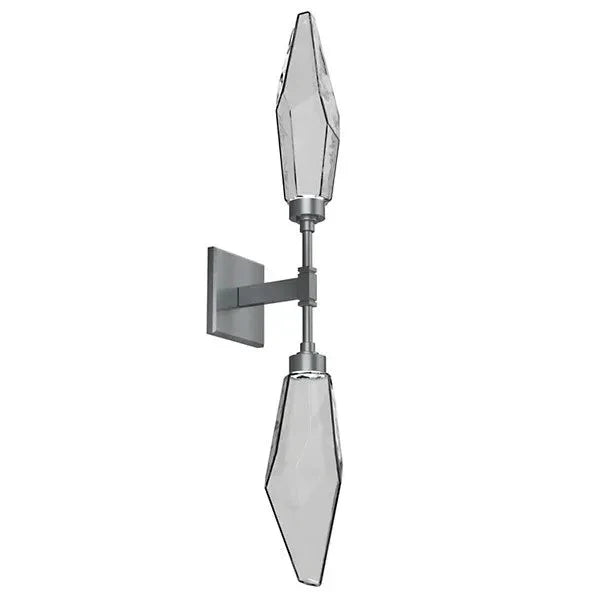Rock Crystal Double Wall Sconce