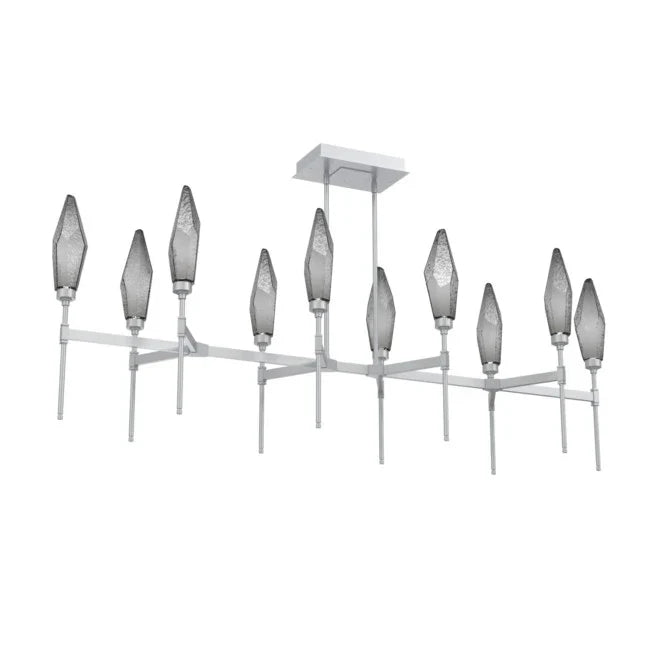 Rock Crystal Linear Chandelier