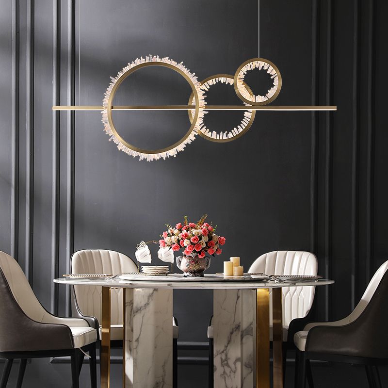Daimio Crystal Cluster Island Chandelier