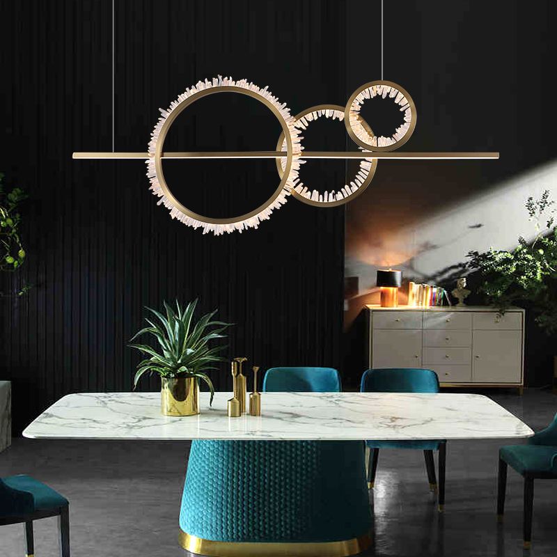 Daimio Crystal Cluster Island Chandelier