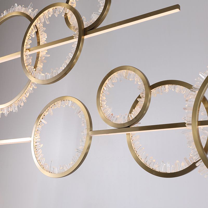 Daimio Crystal Cluster Island Chandelier