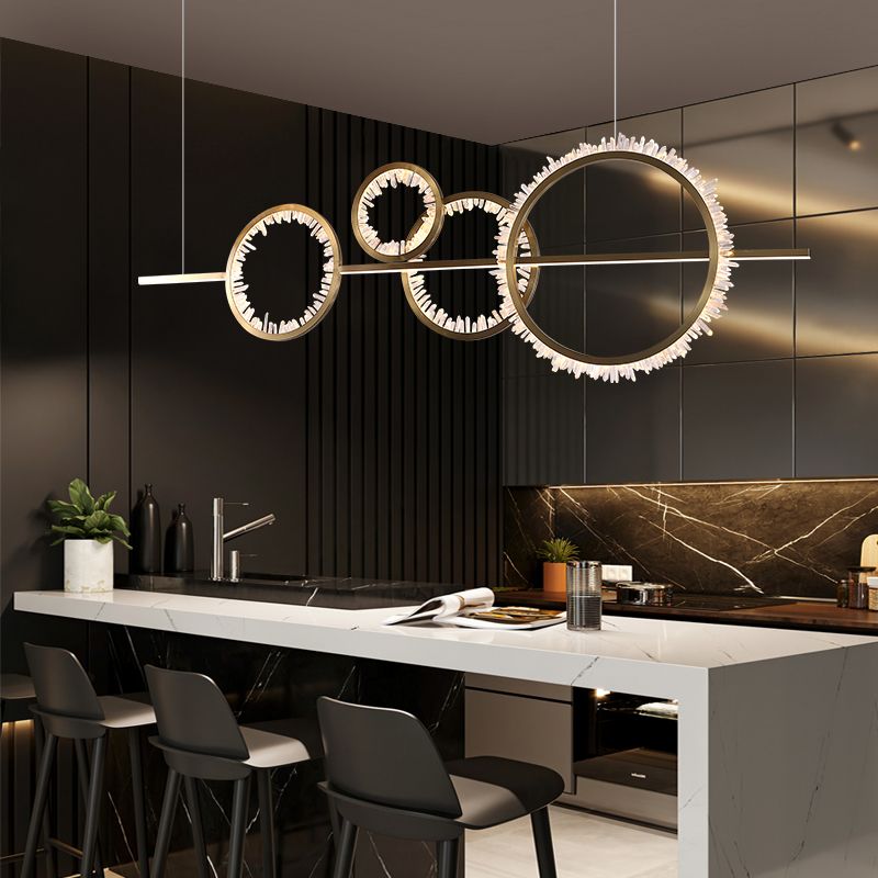 Daimio Crystal Cluster Island Chandelier