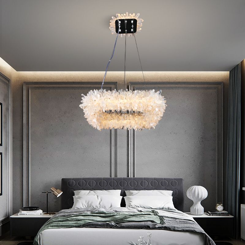 Prima Crystal Square Modern Chandelier