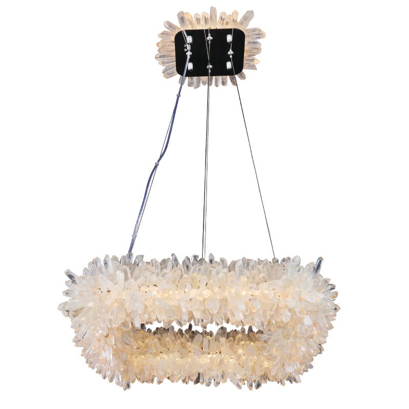 Prima Crystal Square Modern Chandelier