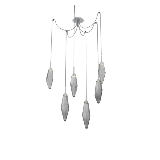 Rock Modern Crystal Swing Chandelier