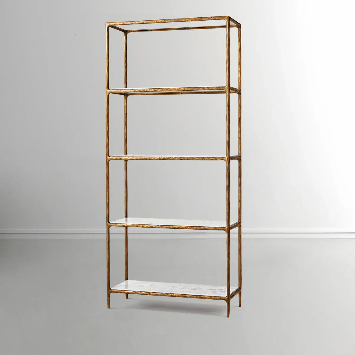 Thaddeus White Marble Shelving