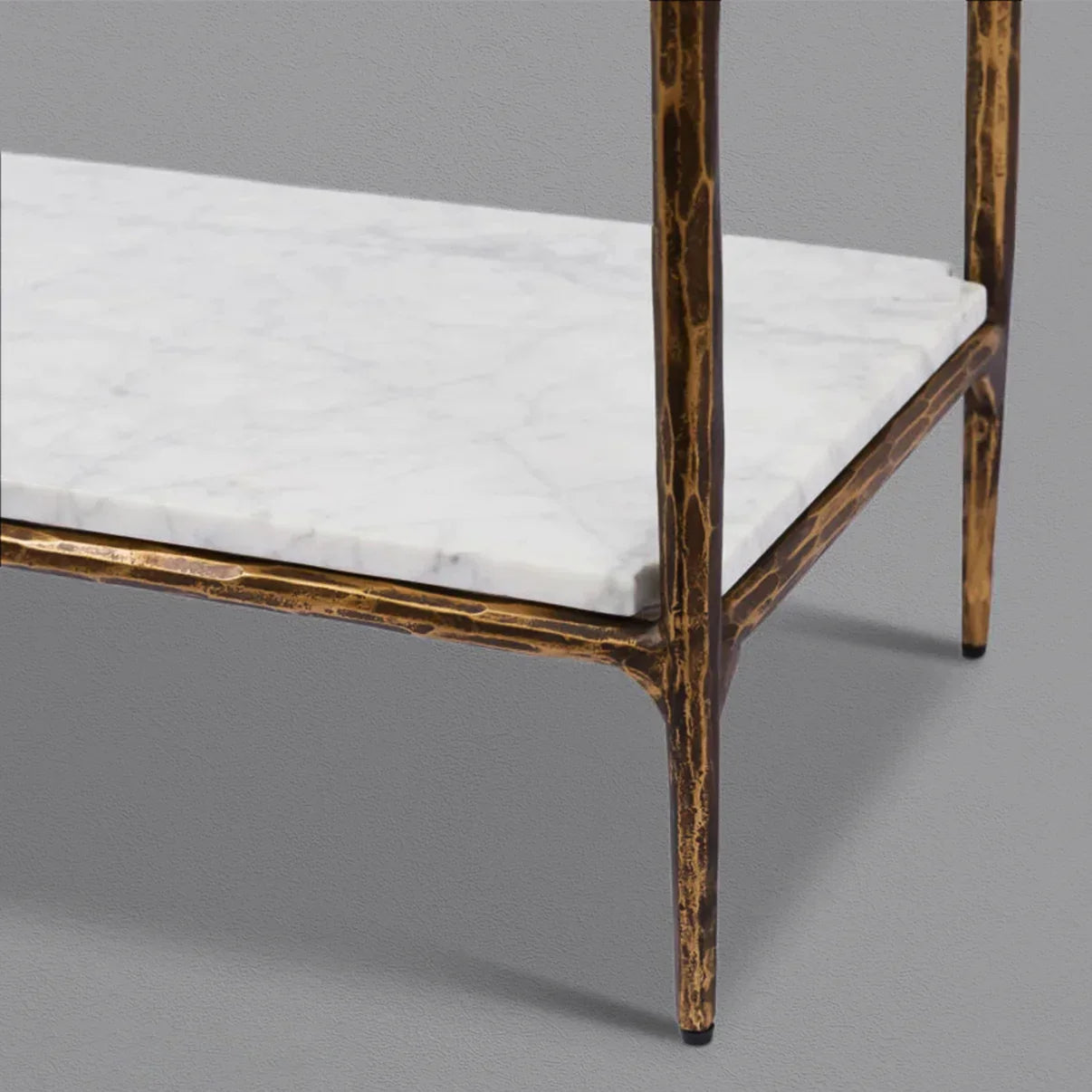 Thaddeus White Marble Shelving