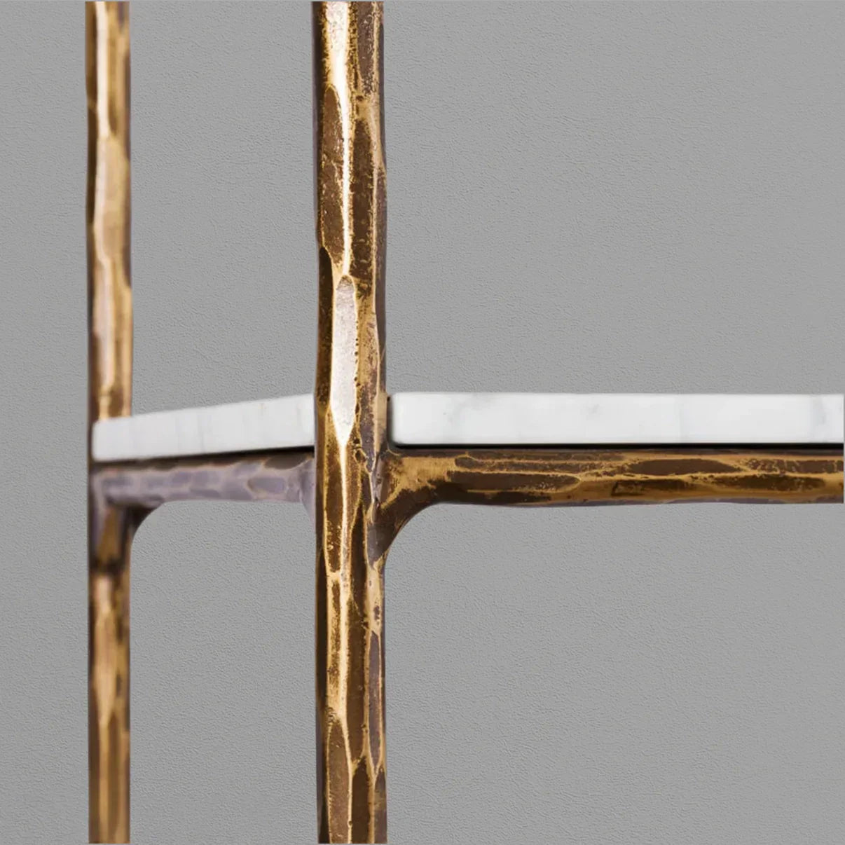 Thaddeus White Marble Shelving