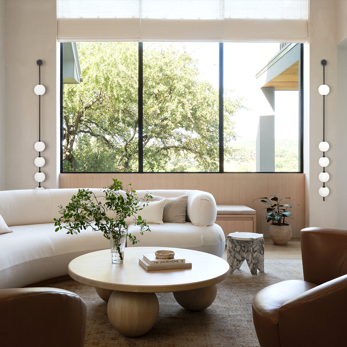 Vertical Balls Wall Sconce - Luxehomezone